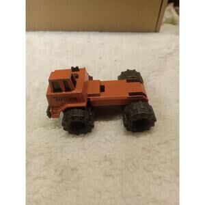 Vintage Mini Tonka Dump Truck Made in China Orange 3" 1992 1:16. T56